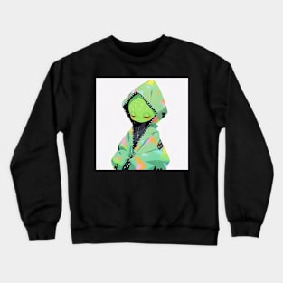 Cool Alien Crewneck Sweatshirt